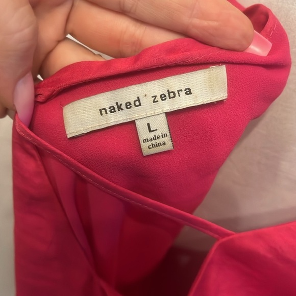 Hot Pink Strappy Tank - Picture 4 of 5